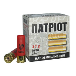 Набій гладкоствольний кал. 16 «П», шріт №4/0, 31 г