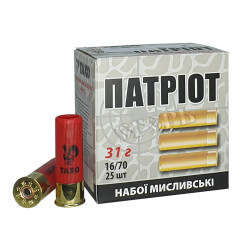 Набій гладкоствольний кал. 16 «П», шріт №0, 31 г