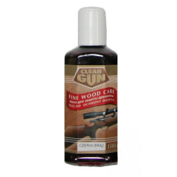 Масло для деревини Clean Gun (темно-червоне), 100 мл