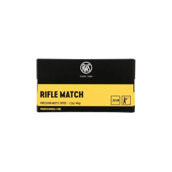 Набій нарізний RUAG RWS Pistol Match .22 LR, куля LHP, 40 gr (2,6 г), 50 шт/уп