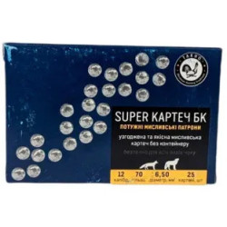Набій гладкоствольний кал. 12 «Тахо», картеч 6,5 Super, б/к