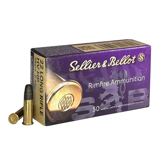 Патроны S&B HV HP 22 LR 2.45 g 38 gr 50 шт/уп