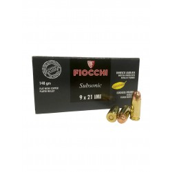 Патрони  Fiocchi 9х21 Subsonic FNCP 148 Gr (9.59 г) 50 шт.