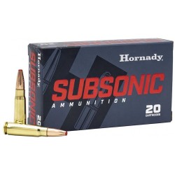 Патрон Hornady Subsonic 7,62х39 пуля Sub-X масса 255 гр (16.52 г)
