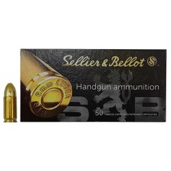Патрон Sellier & Bellot FMJ 9мм (9х19) 115 гр (7.5 г)/50 шт