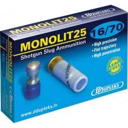 Набої DDupleks Monolit 25 кал.16/70 Hunting ammunition