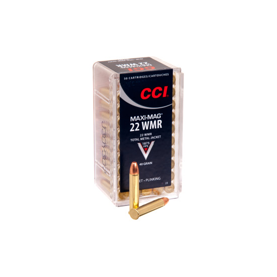 Набій нарізний CCI 22WMR Maxi Mag TMJ 2,6гр (40GR)