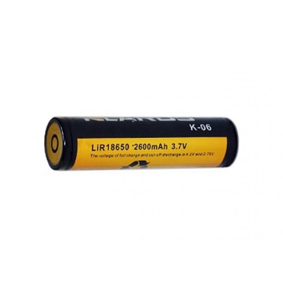 Батарейка Klarus LIR-18650-PCB-2600mAH-3.7V