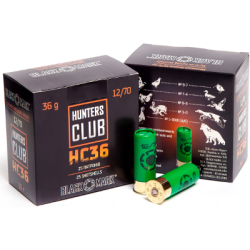 Патрон гладкоствольный Black Mark HC36 кал. 12х70, дробь №2/0, 36 г
