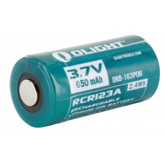 Аккум. батарея Olight RCR 123 Li-ion 650 mAh 3.7V
