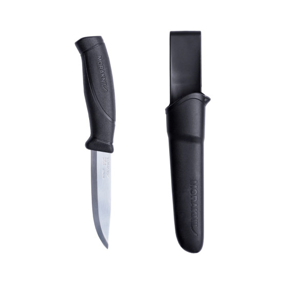 Ніж Morakniv Companion, нержавіюча сталь, колір чорний