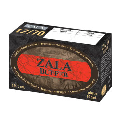 Патрон гладкоствольный Zala Arms Buffer 12/70, картечь Long Range 8,6 мм, 39 г, с буфером