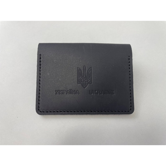 Обкладинка для паспорта ID формату Крейзі, шкіра (1078)