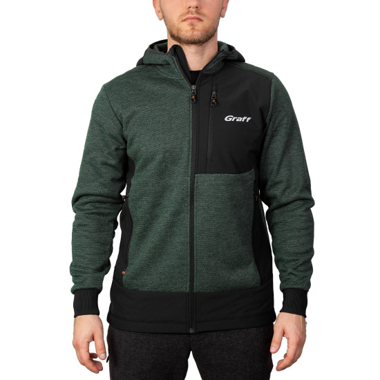 Блуза 233-P-BL, кофта флісова, р. 3XL