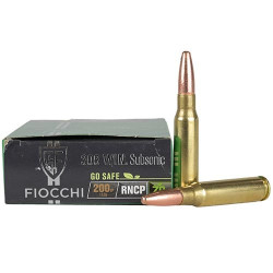 Патрон нарезной Fiocchi 308 Win Subsonic, пуля RNCP, 200 gr (12,96 г), 20 шт/400 шт