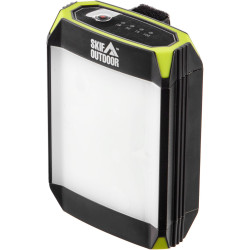 Фонарь кемпинговый Skif Outdoor Light Shield, чёрный/зелёный