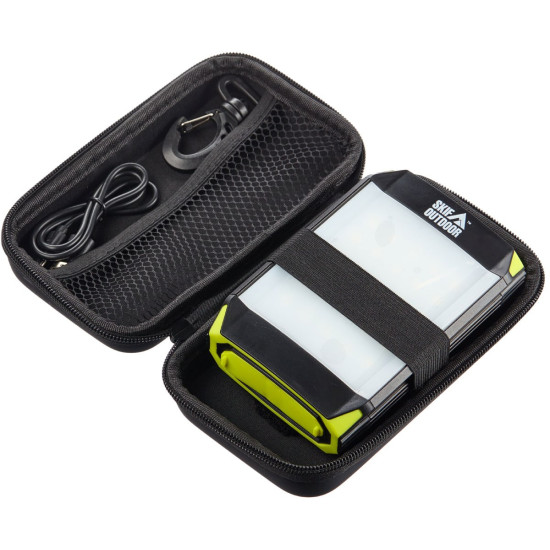 Ліхтар кемпінговий Skif Outdoor Light Shield, чорний/зелений