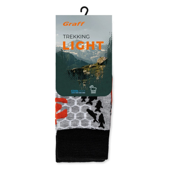 Шкарпетки Trekking Light, коричнево-оливковий, р. 43-46