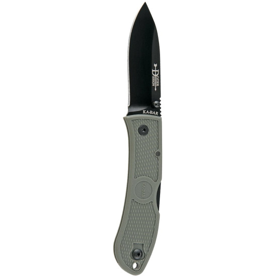 Ніж KA-BAR Dozier Folding Hunter, Foliage Green, довжина клинка 7,62 см