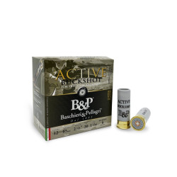 Патрон спортивный B&P ACTIVE BUCKSHOT, кал. 12/65, картечь, 27 г
