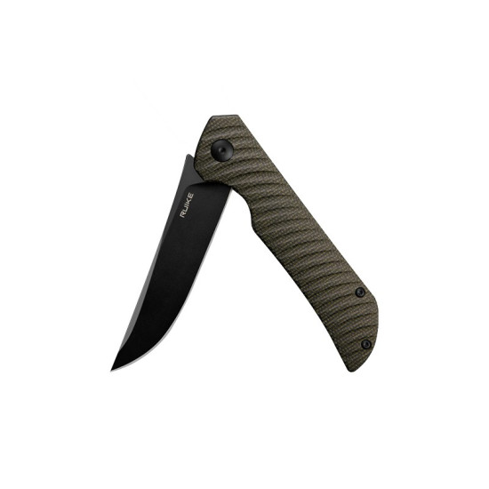 Ніж складаний туристичний Ruike P122-MB (9,2 см), 14C28N / мікарта, коричневий
