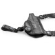 Кобура кожаная 1КП2+ с подсумком, 3-слойная, для Glock