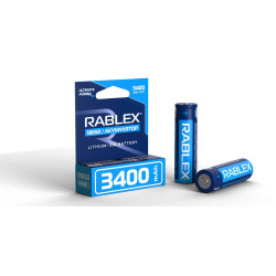 Аккумулятор 18650 Rablex, 3400 mAh, с защитой
