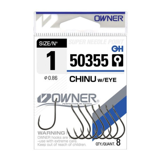 Гачки OWNER CHINU Eye №2/0