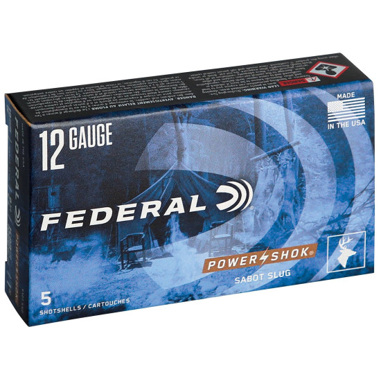 Куля підкаліберна Federal Power Shok Sabot Slug кал. 12/70, 28,4 г, 5/250 шт