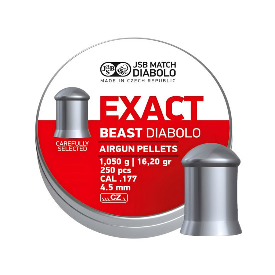 Кулі пневматичні JSB Diabolo Exact Beast кал. 4,52 мм, 1,05 г (250 шт/уп)