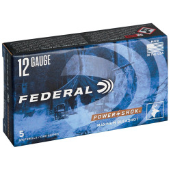 Картеч Federal Power Shok Buckshot кал. 12/70, 6,1 мм, 35,5 г (F1274B)
