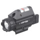Подствольный фонарь с лазером Vector Optics Doublecross Compact, красный лазер