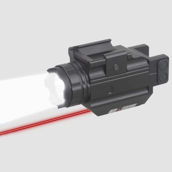 Подствольный фонарь с лазером Vector Optics Doublecross Compact, красный лазер