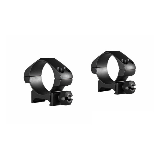 Кільця Hawke Precision Steel 30 мм, низькі, сталь, Weaver