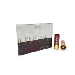 Патрон гладкоствольный B&P Big Game Zerati кал. 12/20/67, картечь №5/0, 36 г