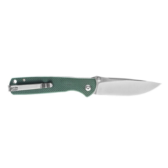 Нож складной туристический Ganzo G6805 (8,6 см), 8Cr14MoV / G10, сине-зелёный