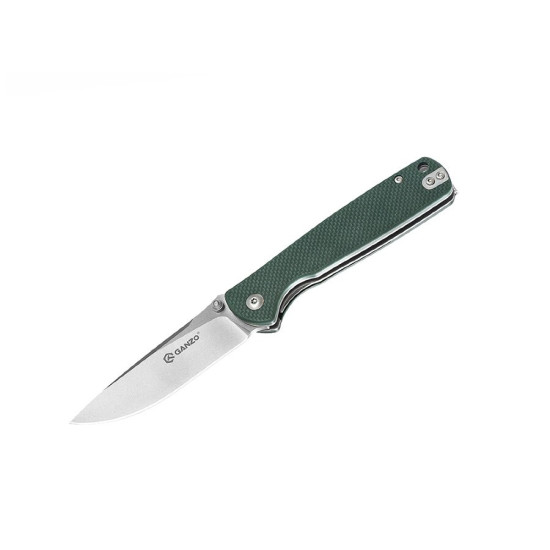 Нож складной туристический Ganzo G6805 (8,6 см), 8Cr14MoV / G10, сине-зелёный