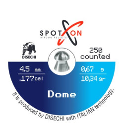 Кулі пневматичні Spoton Dome кал. 4,5 мм, 0,67 г (250 шт/уп)