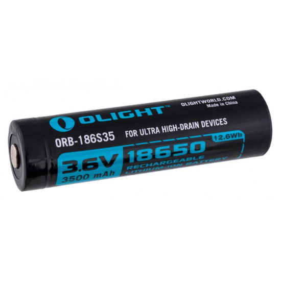 Аккумуляторная батарея Olight 18650 HDC (10A), 3500 mAh