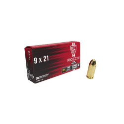 Набій нарізний Fiocchi 9х21, куля FMJ, 124 gr (8 г)
