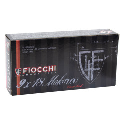 Набій нарізний Fiocchi 9x18 Makarov, куля FMJ, 95 gr (6,16 г)