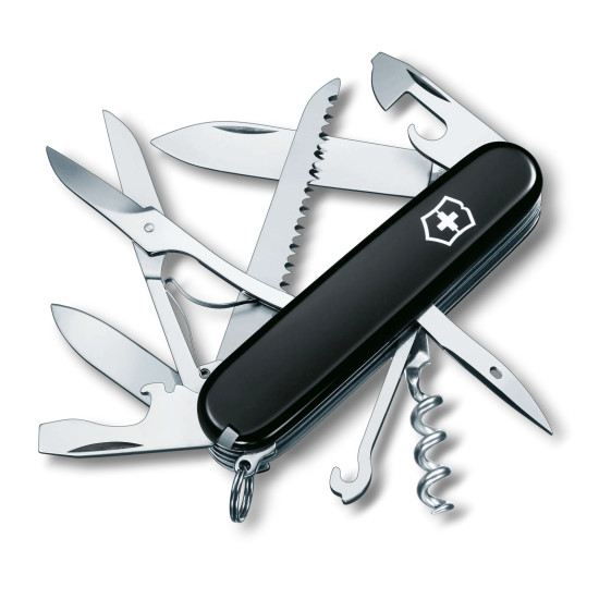 Ніж Victorinox Swiss Army Huntsman, чорний