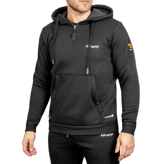 Блуза з капюшоном 232-BL-1, кофта флісова, р. 2XL