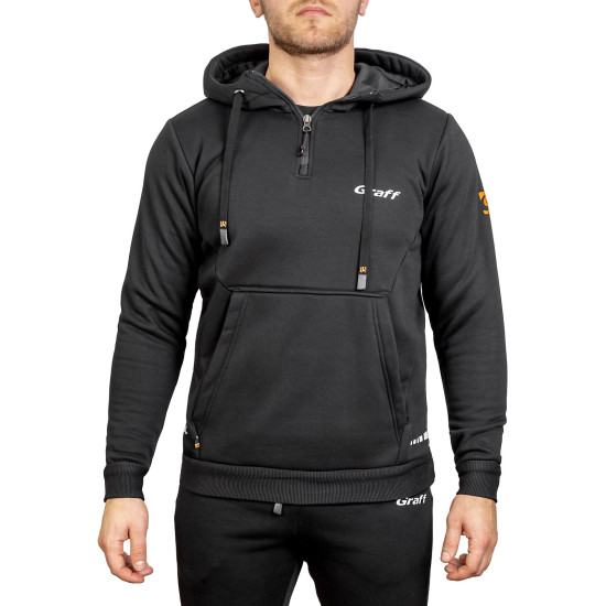 Блуза з капюшоном 232-BL-1, кофта флісова, р. 2XL