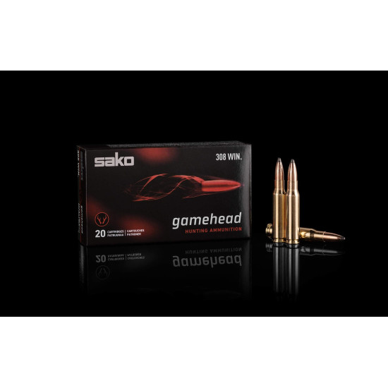 Набій нарізний Sako Gamehead .308 Win, куля SP, 9,7 г