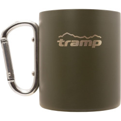 Термокружка Tramp с карабином, 350 мл, UTRC-122, олива