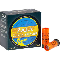Набій гладкоствольний Zala Arms Slava Ukraini, кал. 12/70, куля 28 г, Vo 405 м/с, 25 шт/уп