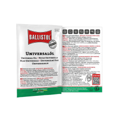 Серветки «Клевер» Ballistol для зброї, 10 шт/уп