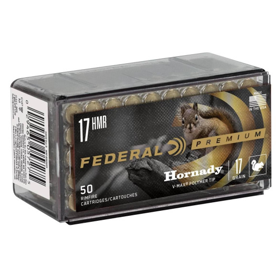 Патрон нарезной Federal V-Shok 17HMR, пуля V-Max, 17 gr (1,10 г)