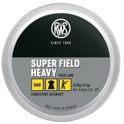 Пули RWS SuperField Heavy 0,59 г, 500 шт., кал. 4,5 мм